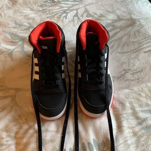 Adidas youth high top sneakers. Size 4